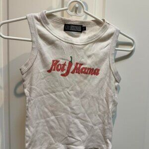 Girl Dangerous Women's White and Cream Vest